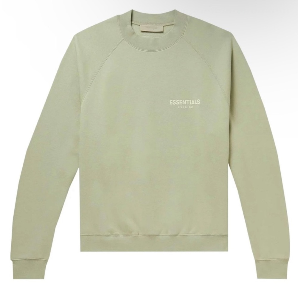 Essentials Fear Of God Sea Foam Crew Neck Sweatshirt